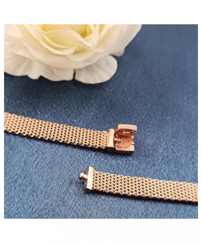 Reflexions Mesh Bracelet for Pandora Reflexion Clip-on Charm Bead Women Size 16cm-22cm 20cm-Rose Gold $9.50 Bracelets