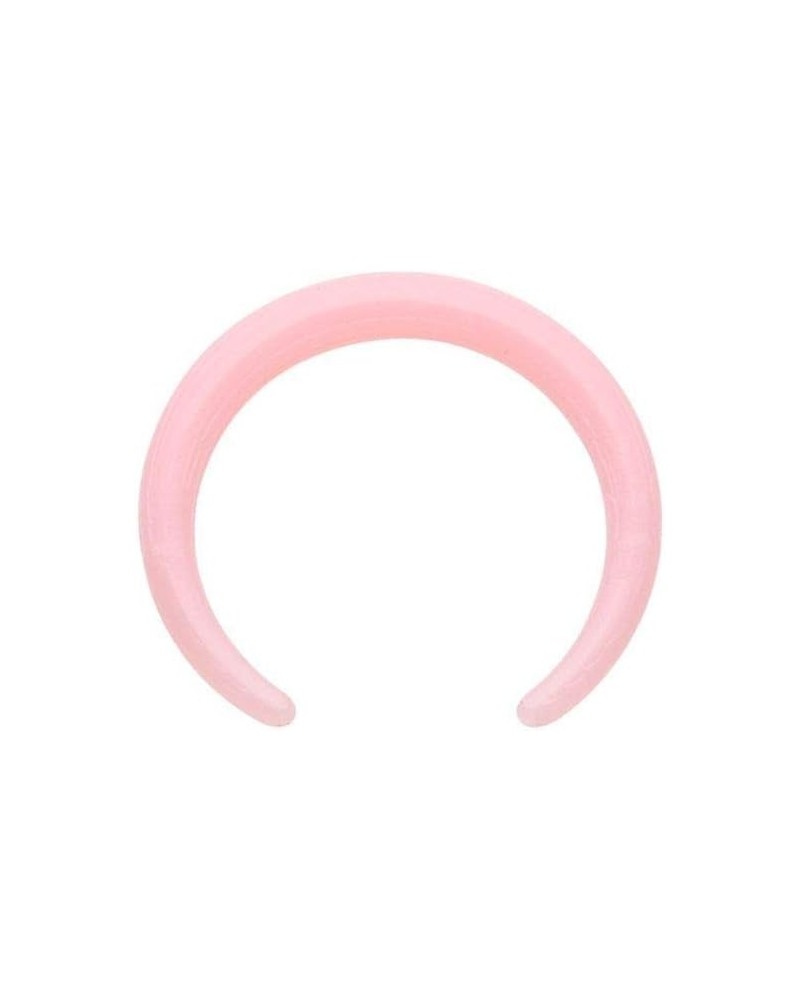 Soft Touch Bio Flexible Septum Pincher Ring 14GA, Length: 3/8" (10mm), Light Pink $11.39 Body Jewelry