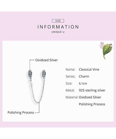 Safety Chain Charm 925 Sterling Silver Animal Cat Dog Feather Wing Clip Lock Stopper Charm Spacer Beads Safety Chain Charms f...