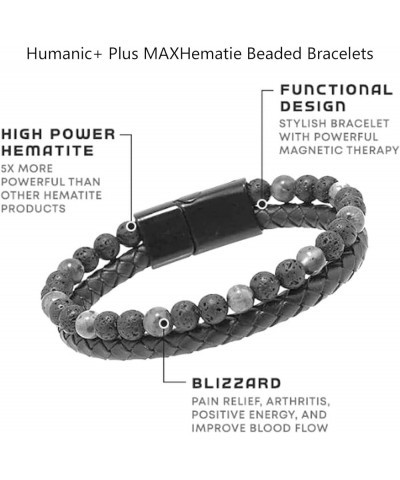 2/5Pcs Humanic+ Maxhematie Beaded Bracelets, Humanic+ Pro MAXHematie Beaded Bracelets, Humanic+ Beaded Bracelets, Humanic+ Ba...