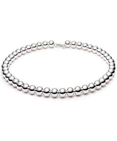 925 Sterling Silver Handmade Italian Bead Ball Chain Bracelets 3MM,4MM,5MM.Gift Pouch included 8.0 Inches 3MM $17.64 Bracelets