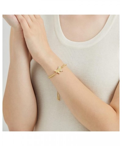 18K Gold Plated Charm Bracelets Evil Eye/Infinity Evil Eye/Butterfly/Tree of Life Cute Dainty Bracelet for Women, Teen Girls ...