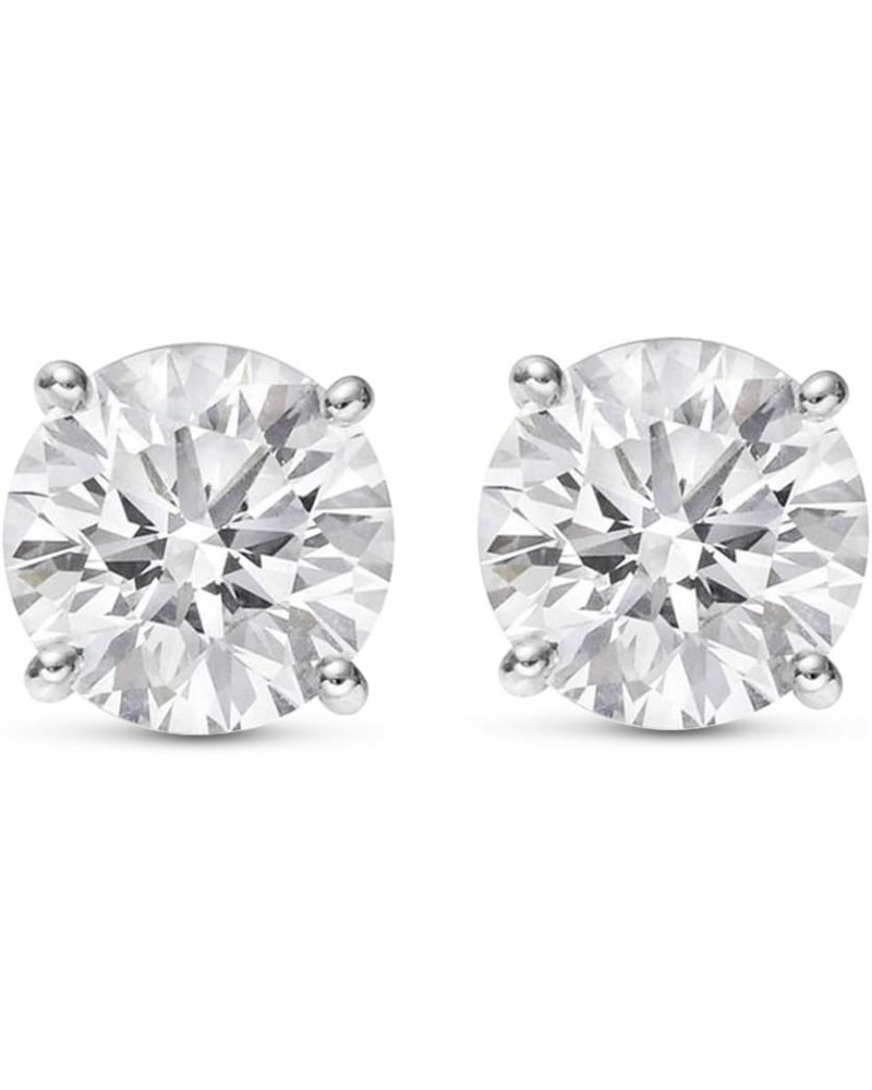 3/4-8 IGI Certified LAB-GROWN Round Cut Diamond Earrings 4 Prong Push Back Value Collection (H-I Color, SI1-SI2 Clarity) 2.0 ...