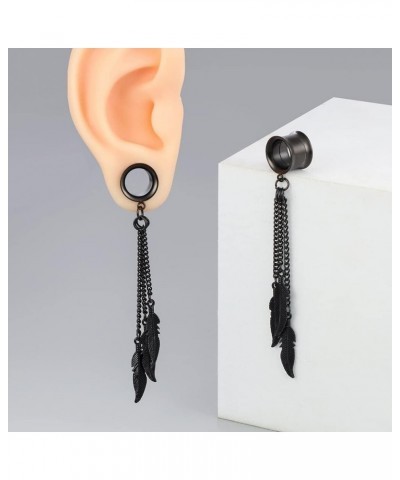 6mm-25mm (2G-1") Daily Tassel Dangle Hangers Ear Tunnels Gauges Plugs Screw Extender Stretchers Hypoallergenic 316 Stainless ...