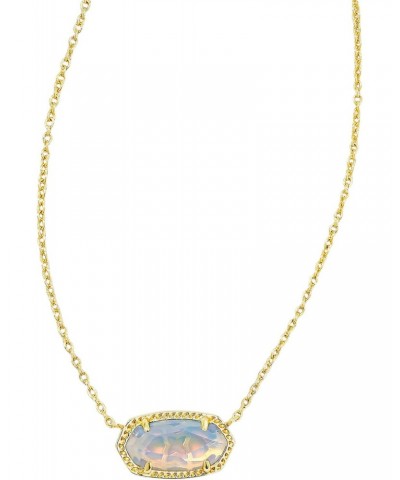 Women's Elisa Birthstone Necklace Gold Iridescent Opalite One Size One Size $32.49 Necklaces