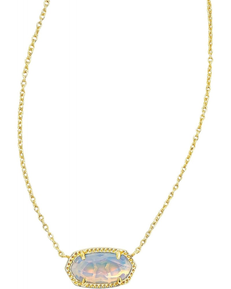 Women's Elisa Birthstone Necklace Gold Iridescent Opalite One Size One Size $32.49 Necklaces