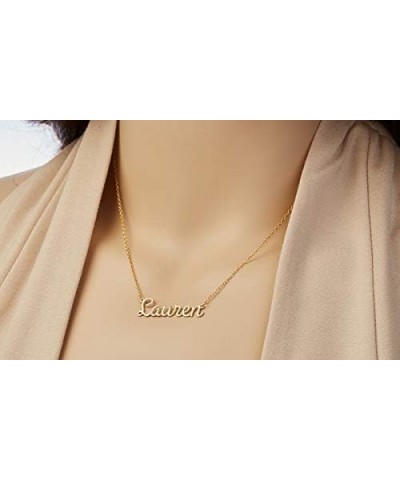 Custom Name Necklace with Any Name Personalized, Sterling Silver Jewelry Gift for Women Style-4 $14.15 Necklaces