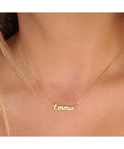 Custom Name Necklace with Any Name Personalized, Sterling Silver Jewelry Gift for Women Style-4 $14.15 Necklaces