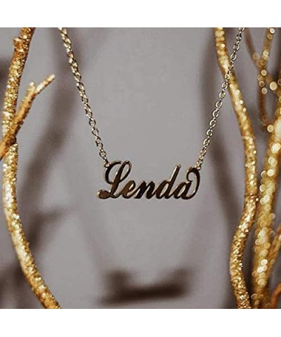 Custom Name Necklace with Any Name Personalized, Sterling Silver Jewelry Gift for Women Style-4 $14.15 Necklaces