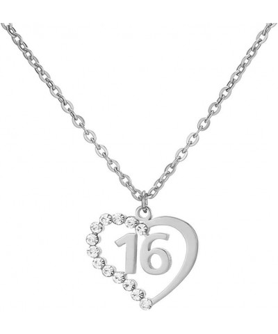 Stainless Steel Birth Year Number 10 to 99 Necklace Birthday Gift Anniversary Jewelry for Women 16 $13.03 Necklaces