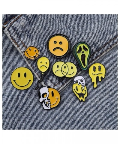 Skull Badges Enamel Pin Brooches for Women Anime Smiley Pins Metal Brooch Enamel Badges On Clothes Horror Deadpool Avatar Bad...