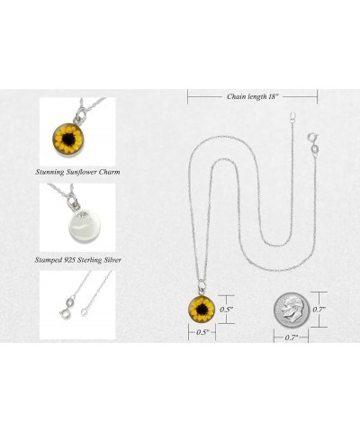 Sunflower Necklaces for Women SUNFLOWER 3 $16.64 Pendants