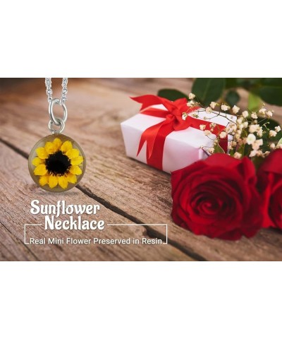 Sunflower Necklaces for Women SUNFLOWER 3 $16.64 Pendants