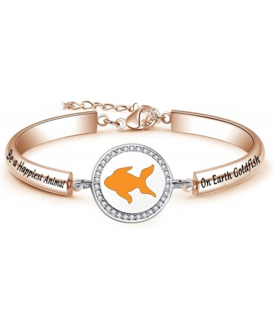 Goldfish Bracelet Be a Happiest Animal on Earth Goldfish Bracelet Christian Gift TV Show Inspired Jewelry Ted Fans Gift Goldf...