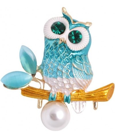 Owl Brooch Pins for Women Men Crystal Rhinestone Brooch Pin Lapel Brooches Bird Fashion Brooch Pin Jewelry for Wedding Party ...