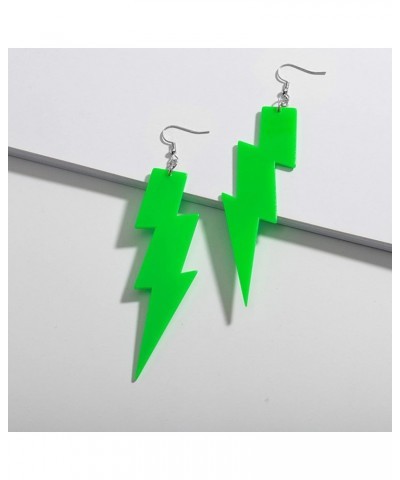 80s Neon Earrings Pendant Retro Acrylic Drop Dangle for Women Girls 80's Party Halloween Party,4 Pairs $6.88 Earrings