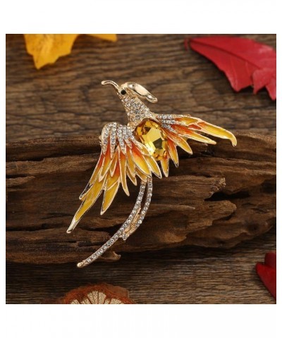 Retro Bird Brooches, Exquisite Elegant Rhinestone Bird Brooch Pin Sparkling Banquet Jewelry Gifts for Women, Girls, Ladies(Mu...