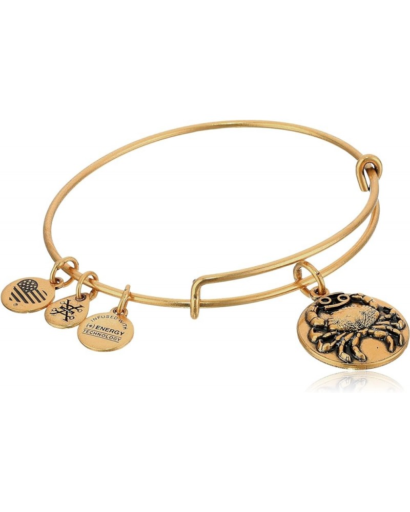 Zodiac II Expandable Wire Bangle Bracelet Cancer Rafaelian Gold $18.48 Bracelets