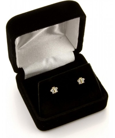 14k REAL Yellow Gold Our Lady of Guadalupe Stud Earrings with Screw Back $26.84 Earrings