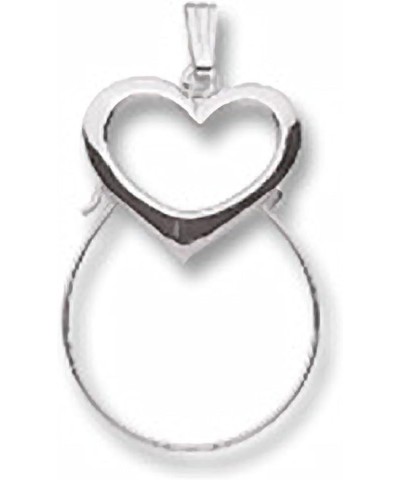 Heart Charmholder, Charms for Bracelets and Necklaces Sterling Silver $24.27 Bracelets