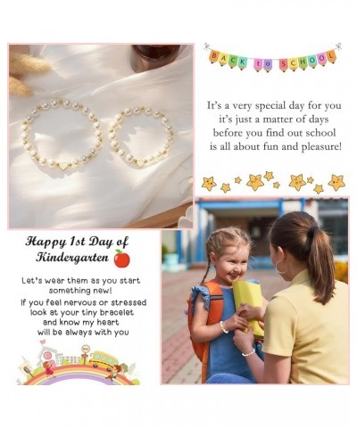 First Day of Kindergarten Bracelets for Mom and Daughter Back to school Gifts Mommy and Me Mother and Daughter Bracelets Matc...