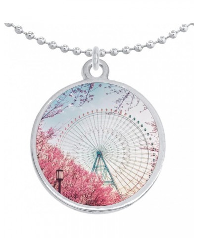 Ferris Wheel Round Pendant Necklace $11.82 Necklaces