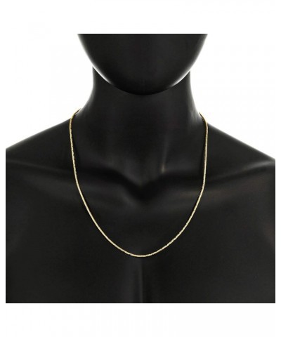 2mm Diamond-Cut 14k Yellow Gold Plated Round Snake Chain Necklace 22.0 Inches $30.73 Necklaces