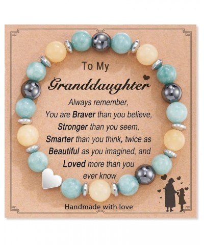 to My Daughter Bracelet Daughter in Law Bracelet Natural Stone Bracelet Daughter in Law Gifts from Mother in Law Birthday Gif...