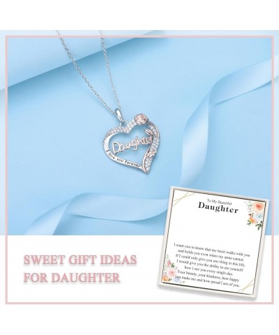 Nana Mom Daughter Necklace Gifts for Nana Grandma Grandmother Mom Daughter, To My Nana Mom Daughter Rose Heart Pendant Neckla...