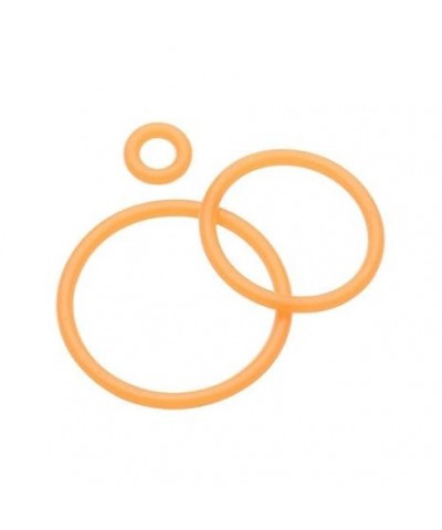 Hypo-Allergenic Replacement Silicone O-Ring (Pack of 10) 2g Orange $8.47 Body Jewelry