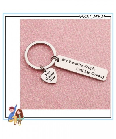 Nanny Gift My Favorite People Call Me Nanny Keychain Best Nanny Ever Jewelry Babysitter Gift Grandma Gift (granny) $8.99 Pend...