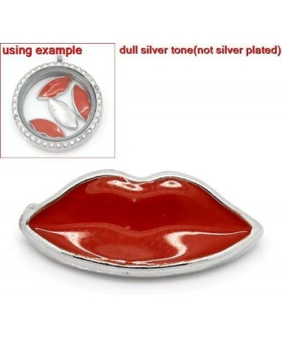 Floating Locket Charm Lips $8.39 Bracelets