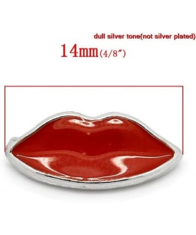 Floating Locket Charm Lips $8.39 Bracelets