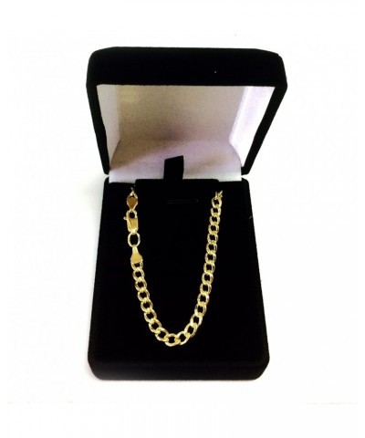 14K Yellow Gold Filled Solid Curb Chain Necklace, 3.6mm $63.58 Necklaces