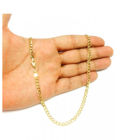 14K Yellow Gold Filled Solid Curb Chain Necklace, 3.6mm $63.58 Necklaces