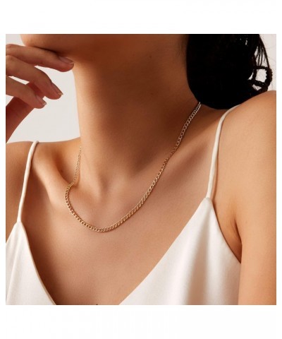 14K Yellow Gold Filled Solid Curb Chain Necklace, 3.6mm $63.58 Necklaces