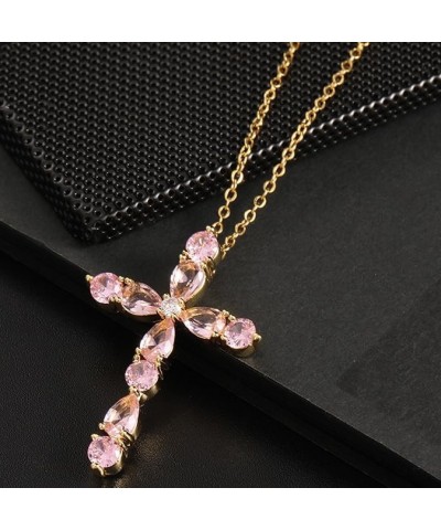 Cross Necklace for Women Men Gold Silver Cross Necklaces for Women Trendy Dainty Gold Necklace Sterling Silver Necklace Rhine...