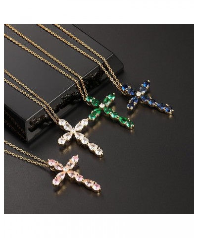 Cross Necklace for Women Men Gold Silver Cross Necklaces for Women Trendy Dainty Gold Necklace Sterling Silver Necklace Rhine...