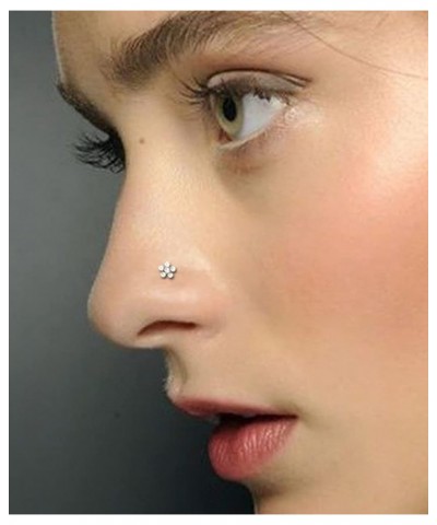 Nose Rings Studs L Nose Rings Screw Nose Rings Nose Bone Studs for Women 18g 20g 22g 14K Gold Plated 21pcs 20g L $10.19 Body ...