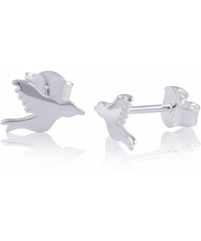 925 Sterling Silver Womens Dainty Holy Spirit Faith Dove Stud Earrings - Christian Gifts for Girls Teens Mom WIfe 0.35in $16....