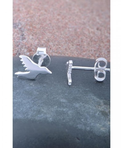 925 Sterling Silver Womens Dainty Holy Spirit Faith Dove Stud Earrings - Christian Gifts for Girls Teens Mom WIfe 0.35in $16....