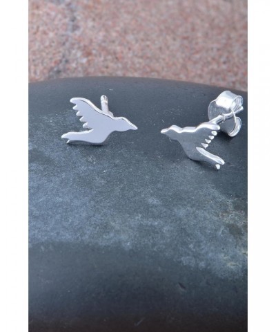 925 Sterling Silver Womens Dainty Holy Spirit Faith Dove Stud Earrings - Christian Gifts for Girls Teens Mom WIfe 0.35in $16....