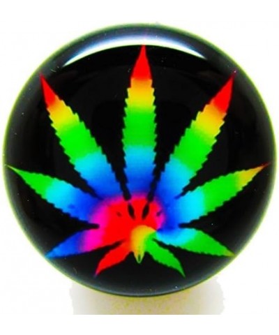 Tie-Dye Pot Leaf Marijuana Ear Plugs - Acrylic Screw-On - New - 14 Sizes - Pair 1 1/8" (28mm) $7.48 Body Jewelry