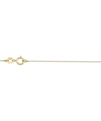 100% 14k Pure Gold Necklace - Non Tarnish Dainty Charm Personalized Initial Necklaces for Women, Teen Girls, Mom, Daughter, G...