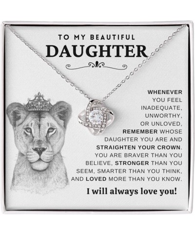 Birthday Gifts For Daughter Necklace From Dad, To My Daughter Necklace From Mom, Mother Daughter Necklace, Father Daughter Gi...