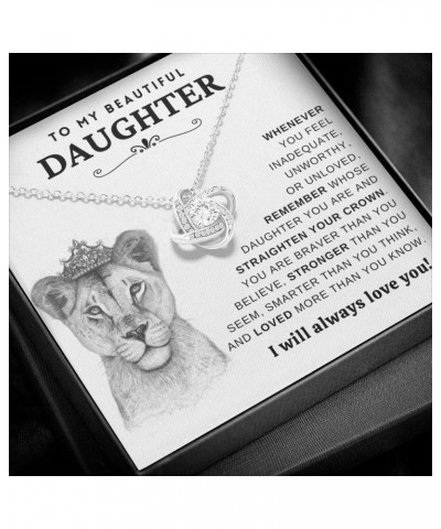 Birthday Gifts For Daughter Necklace From Dad, To My Daughter Necklace From Mom, Mother Daughter Necklace, Father Daughter Gi...