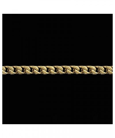 Shop Franco Chain Necklace - 3MM - 16/18/20/22/24/26 Inch Lengths - Gold/White Gold - Unisex 24 Inch 3MM Franco Gold $45.32 N...