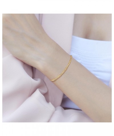 6PCS Inspirational Morse Code Bracelets Gold For Women Besties Best Friend Birthday Gifts Mom Aunt Soul Sister Unbiological S...