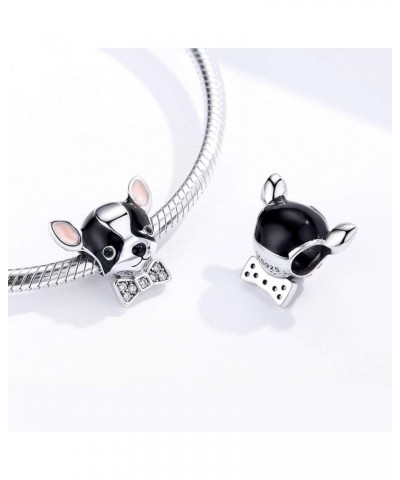 Love Dog Charm 925 Sterling Silver French Bulldog Charm Puppy Pet Dog Animal Charms for Dog Lovers Love dog- Chihuahua dog $9...