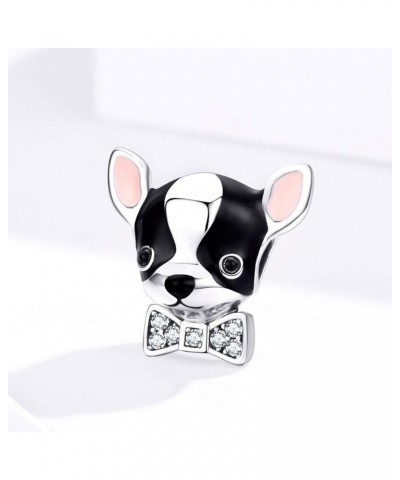 Love Dog Charm 925 Sterling Silver French Bulldog Charm Puppy Pet Dog Animal Charms for Dog Lovers Love dog- Chihuahua dog $9...